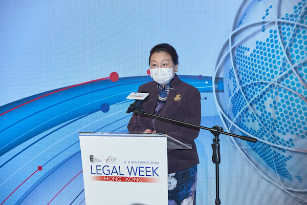 The opening of the Hong Kong Legal Week 2020 & Opening of Hong Kong Legal Hub, as well as the Launch of Vision 2030 for Rule of Law