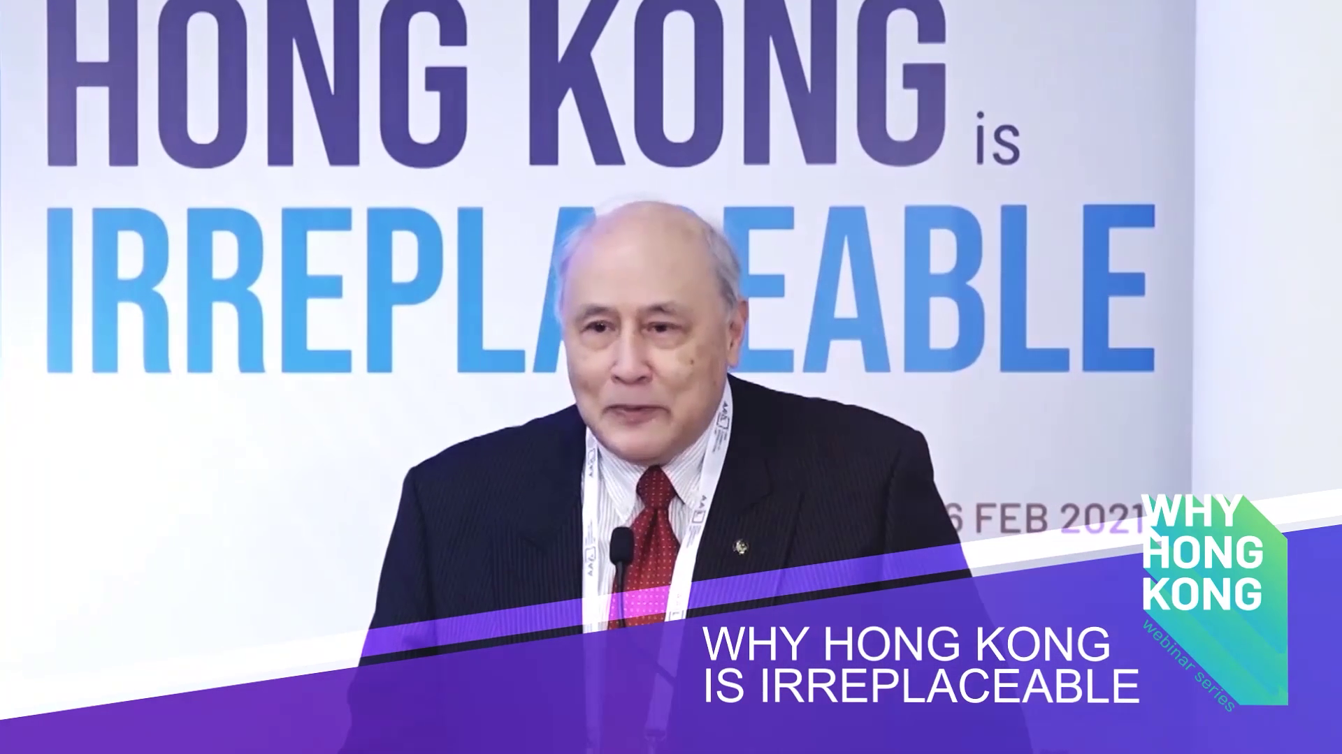 Webinar on “Why HK is irreplaceable”